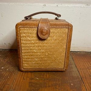 Bamboo Vintage Square Clutch